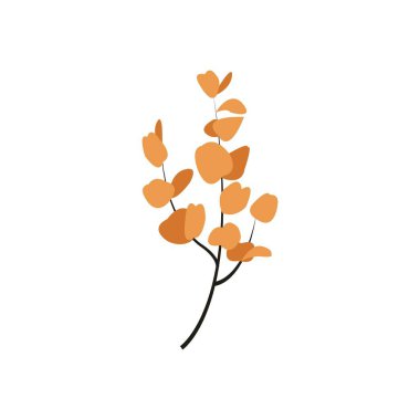 Leaves flower flat icon. Single high quality outline symbol for web design or mobile app. Leaves thin line signs for design logo, visit card, etc.