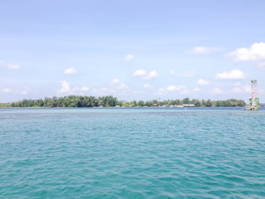 Beautiful seascape of tropical island Karimunjawa island, Indonesia