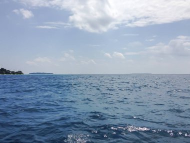 Beautiful seascape of tropical island Karimunjawa island, Indonesia