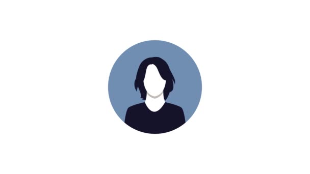 Personaje Gente Miembro Del Equipo Comunidad Para Éxito Colectivo Redes — Vídeos de Stock