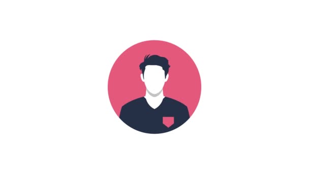 Personaje Gente Miembro Del Equipo Comunidad Para Éxito Colectivo Redes — Vídeos de Stock