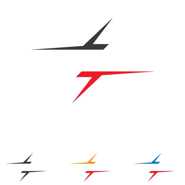 Logo Vektor Symbolů Hromu — Stockový vektor