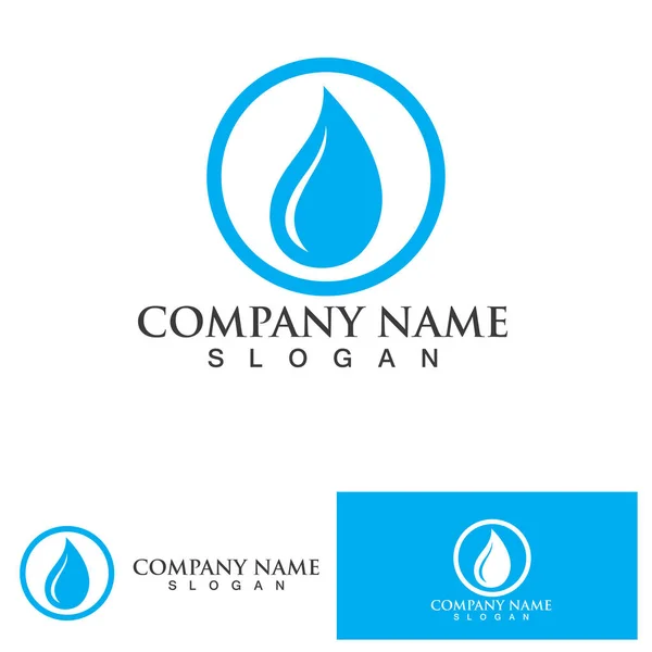 stock vector Water drop Logo Template vector illustration design