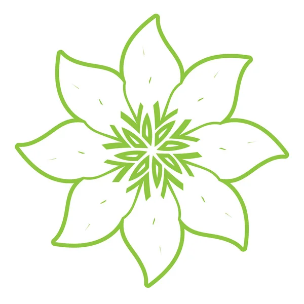 Conception Ornement Vert Feuille Modèle Vectoriel Symbole — Image vectorielle