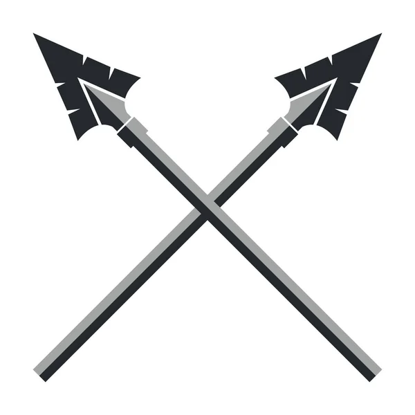 Image Vectorielle Icône Logo Spear — Image vectorielle