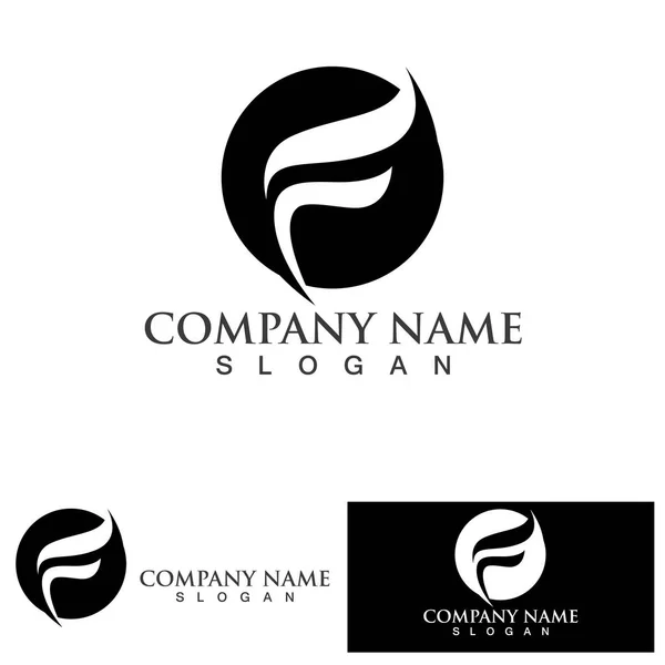 Logotipo Ícone Vetor Carta — Vetor de Stock