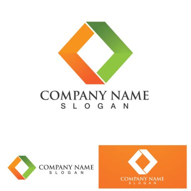 Ok vektör illüstrasyon simgesi Logo Şablonu tasarımı