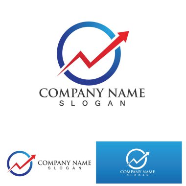 Business Finance Logo şablon vektör simgesi tasarımı