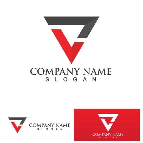 Letra Logotipo Símbolo Modelo Vetor — Vetor de Stock