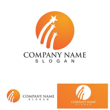 yıldız logo şablonu vektör resimleme tasarım-vektörü