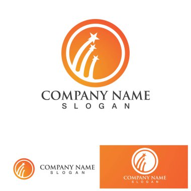 yıldız logo şablonu vektör resimleme tasarım-vektörü