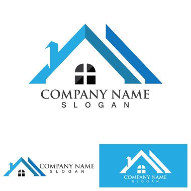 ev binalar logo ve simgeleri simgeleri templat