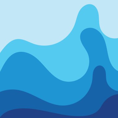 Mavi dalga Baground Duvar Kağıdı Vektörü