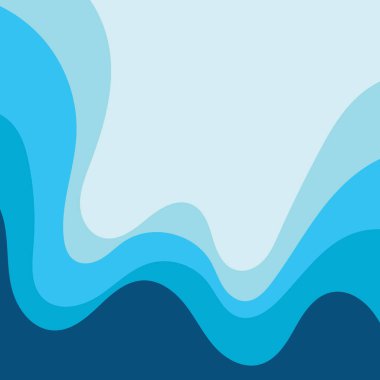 Mavi dalga Baground Duvar Kağıdı Vektörü