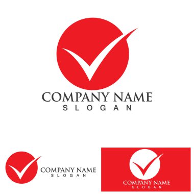 İşaretleme simgesi vektör çizim şablonunu kontrol et