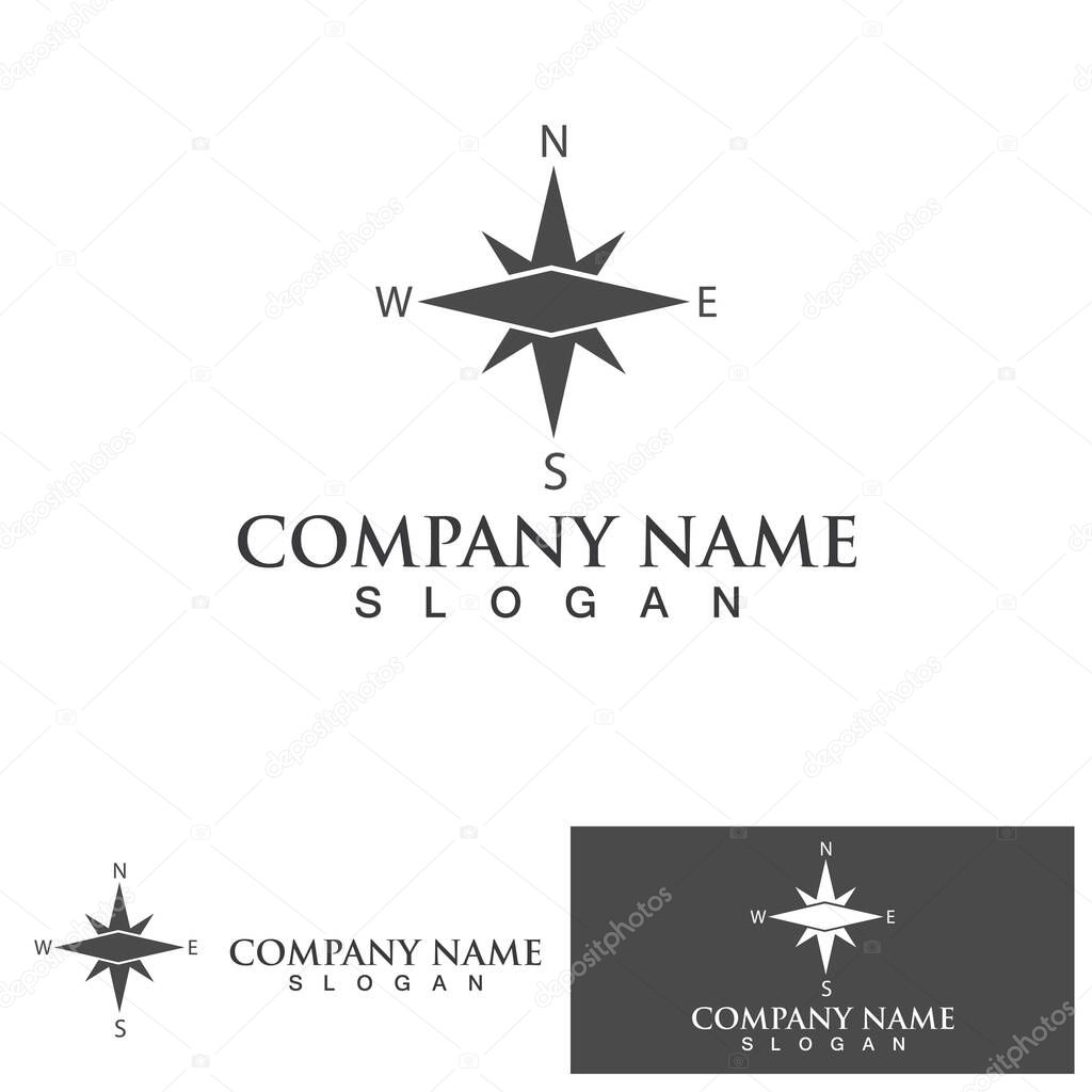 Compass icon isolated on background.modern flat compass pictogram,business,marketing,internet concept.trendy simple vector symbol for websitedesign or button to mobile app.logo illustration.