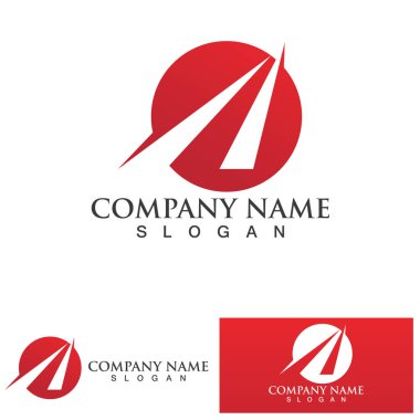 Ok vektör illüstrasyon simgesi Logo Şablonu tasarımı