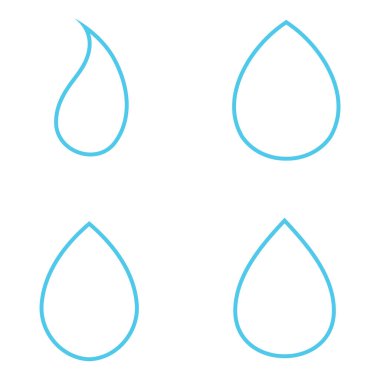 su damlası Logo Şablonu vektör çizimi tasarımı