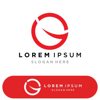 G Harfi vektör illüstrasyon simgesi Logo Şablonu tasarımı
