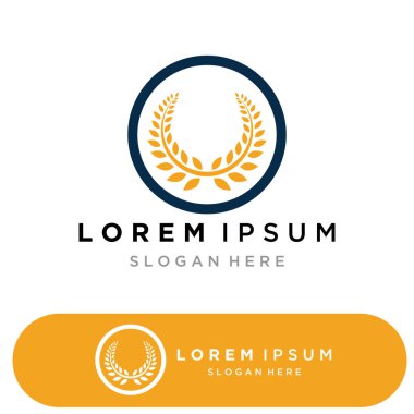 Tarım buğday vektör tasarımı 