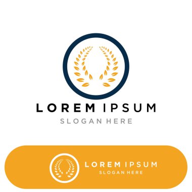 Tarım buğday vektör tasarımı 