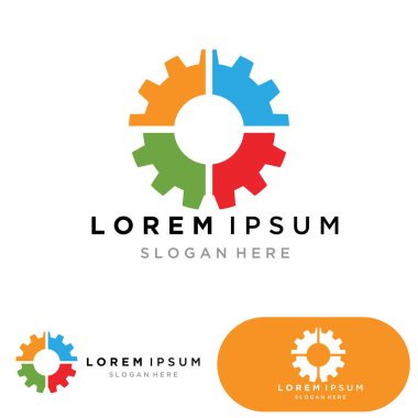 Dişli vektör resimleme tasarımı