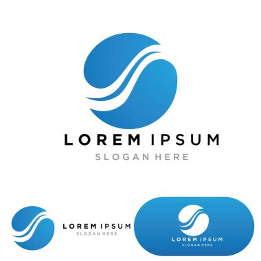 su damlası Logo Şablonu vektör çizimi tasarımı