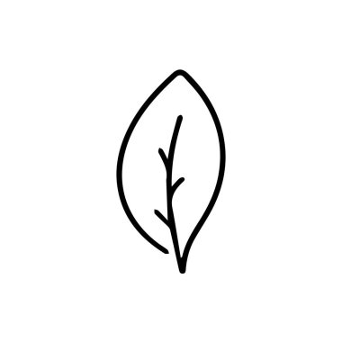 Yaprak ekolojisi doğa element vektör simgesi