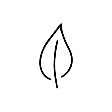 Yaprak ekolojisi doğa element vektör simgesi