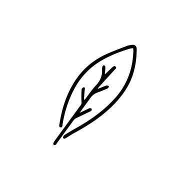 Yaprak ekolojisi doğa element vektör simgesi