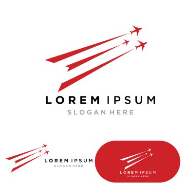 Hava Seyahati logo vektör simgesi tasarımı şablon-vektör