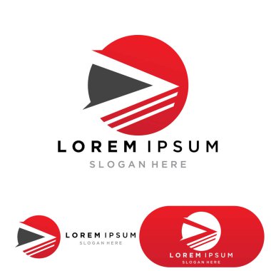 İş finansmanı ve pazarlama logosu Vektör illüstrasyon tasarımı