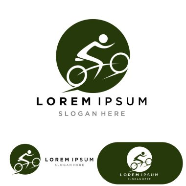 Bike sport logo and symbol vector 