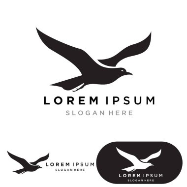 Kuş Logosu Şablonu vektör sembolü