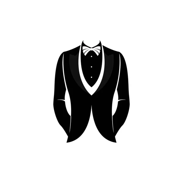 Suit Bow Tie Vector Design — Stock Vector