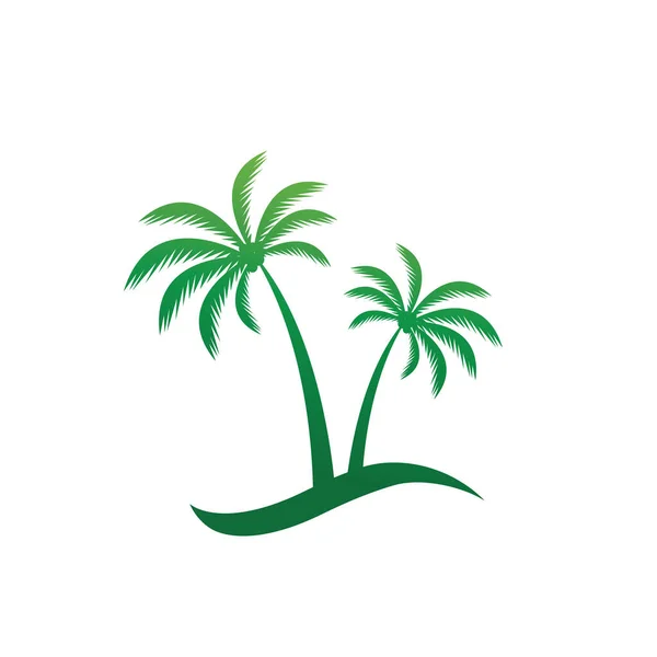 Modelo Design Ilustração Ilha Tropical —  Vetores de Stock