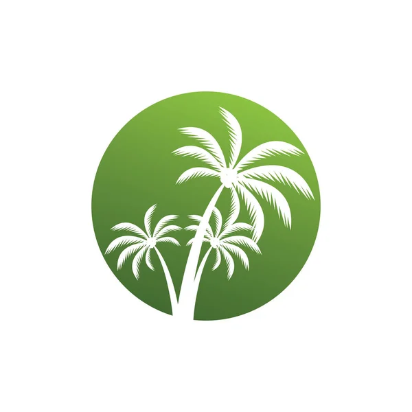 Tropikalna Wyspa Ilustracja Wzór Projektu — Wektor stockowy