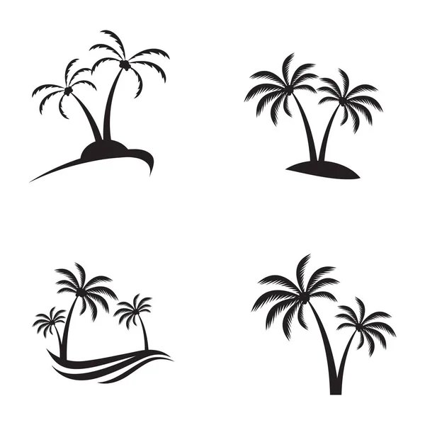 stock vector Tropical island illustration design template