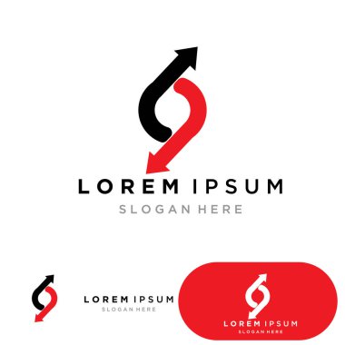 Daha Hızlı Logo Şablonu vektör çizimi tasarımı