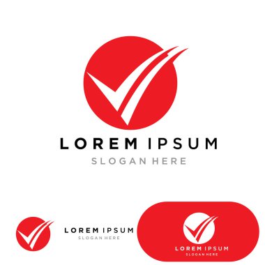 V Logo Şablonu vektör resimleme tasarımı