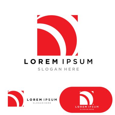 Ok vektör illüstrasyon simgesi Logo Şablonu tasarımı