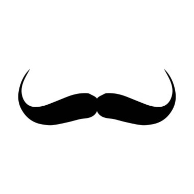 Bıyık Vektörü simgesi logo ögesi 