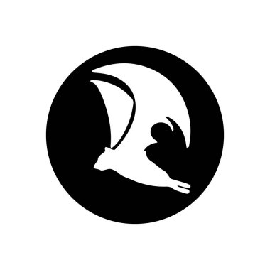 Yarasa kanadı logo vektör ögesi