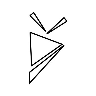 TV canlı simge logo vektörü 