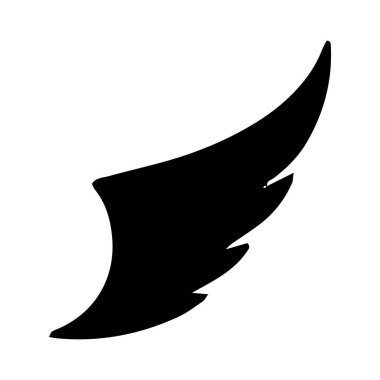 Kanat Falcon kuş logo şablonu vektörü