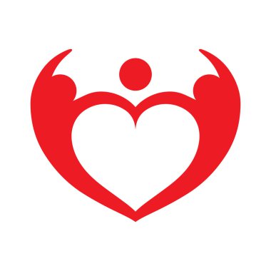 Love people Health logo vektörü 