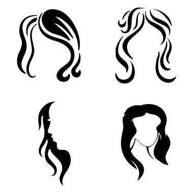 Beautiful hair wave abstract Logo design.Logo for business, salon, beauty, hairdresser, care.	