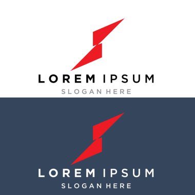 Flash Electric Logo Vector simge tasarım şablonu. Bolt Enerji Simgesi. Elektrik logosu flaş vektör cıvatası