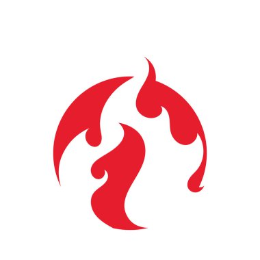 Ateş logosu simgesini ateşle