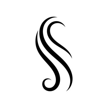 Saç Logosu Vektörü Sanat Simgeleri ve Grafikleri